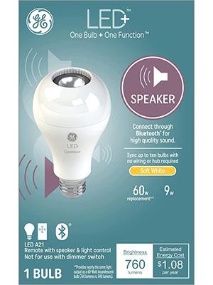 GE LED + A21 Full Color Dimmable LED Light Bulb